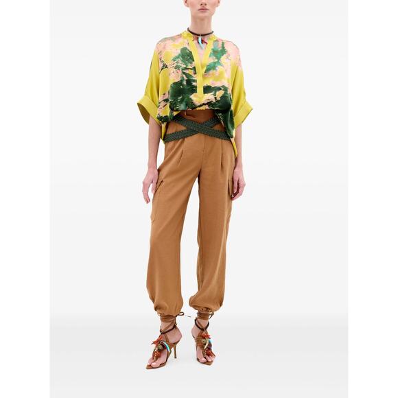 Silvia Tcherassi Pants - SILVIA TCHERASSI Darnell Cargo Pant Camel Medium M
